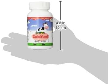 Maxi Health KiddieMax Calcium - CalciYum! - Flavored -Animal Shaped Chewies - Kosher (90 Count)