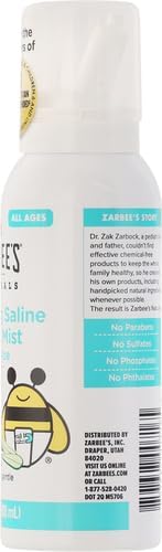 Zarbee's Baby Nasal Saline Spray, Soothing 3Fl Oz 2)