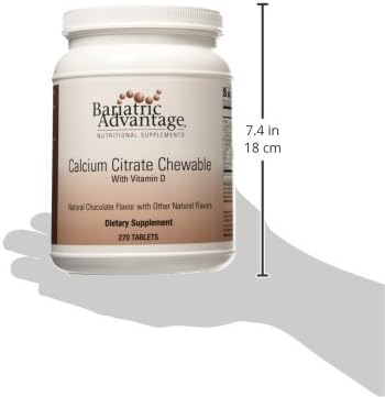 Bariatric Advantage Calcium Citrate Chewable 500 mg 270 Count