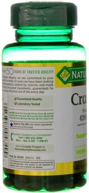 Nature's Bounty Cranberry Fruit 4200 mg, 120 ea 4)