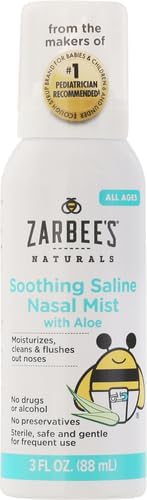 Zarbee's Baby Nasal Saline Spray, Soothing 3Fl Oz 2)