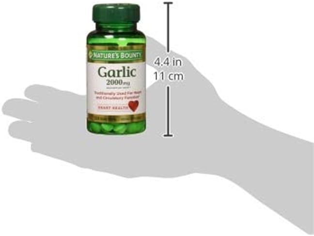 Nature's Bounty Garlic Extract 1000 mg, Support100 Rapid