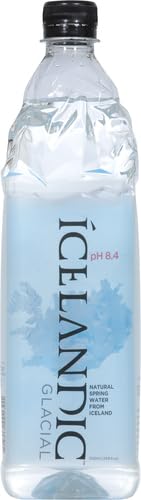 Icelandic Glacial Spring Water, 1 Liter (Pack of 5)