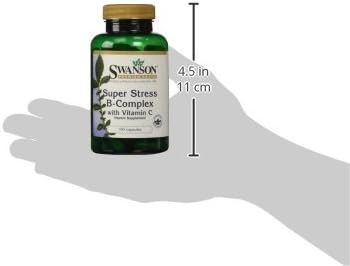 Swanson Vitamin B-Complex w/Vitamin C (100 Capsules)