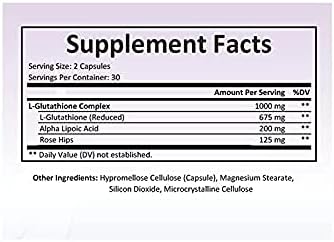 Relumins Advance Nutrition Gluta 1000 and 30 Glutathione 60 Vitamin