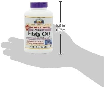 21st Century Fish Oil 1200 mg 140 Count