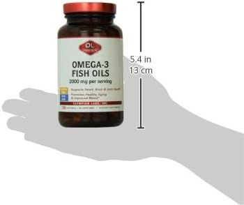 Olympian Labs Omega-3 Fish Oils, 2000mg 120 Count, (73)