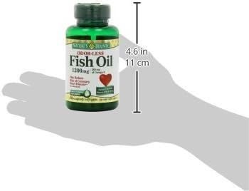 Nature's Bounty Fish Oil, 1200mg, 360mg Omega-3, 60 60 Odorless