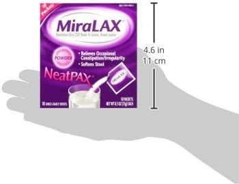 Miralax 1 Dose Powder Packets, 0.5 2)