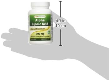 Best Naturals Alpha Lipoic Acid 300 120 Capsules