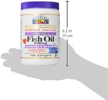 21st Century Fish Oil 1000 mg 300 Count