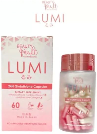 LUMI 24H Glutathione Capsules (60 Caps) 1 Box