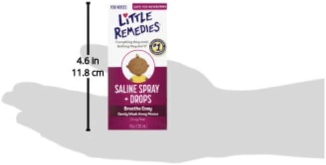 Little Remedies Noses Saline Spray Drops, 1 Fl