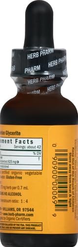 Herb Pharm Organic Valerian Root Liquid 1 Oz