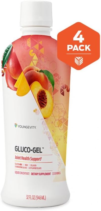 Youngevity Majestic Earth Liquid GLUCO-Gel - 32 FL OZ (Pack of 4)