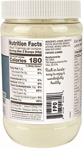PB2 Performance Almond Protein Powder [1 lb/16 lb/16 oz 20g of