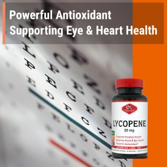 Olympian Labs Lycopene 25mg, Powerful Antioxidant 60 Vegan