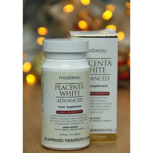 Placenta White Advanced Supplement for Skin 2015 Japan (120 Tablets)