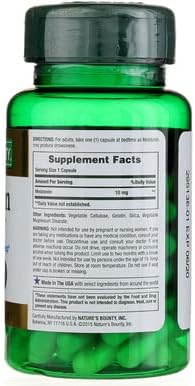 Nature's Bounty Melatonin 10mg Capsules, 60 4)