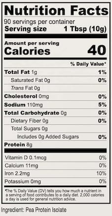 Anthony's Premium Pea Protein, 2 lb,
