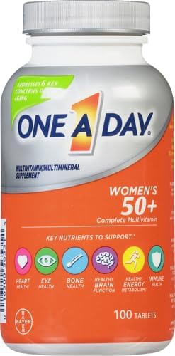 One A Day Women’s 50+ Multivitamins, 100 count