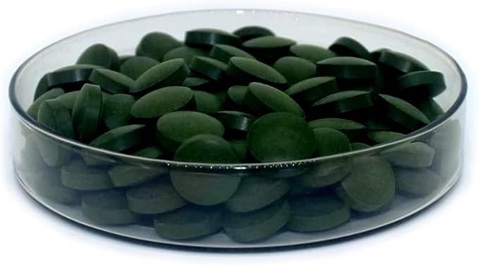 Certified 100% Organic Spirulina Tablets 500mg,300 B-12 with