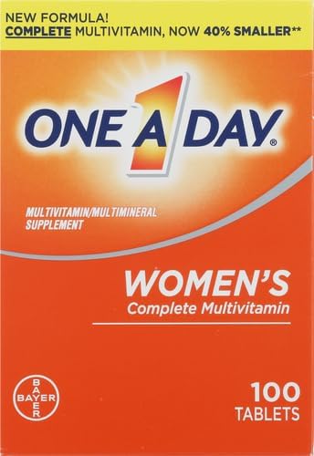 One A Day Women’s Multivitamin, Supplement B12, Biotin, 100 count