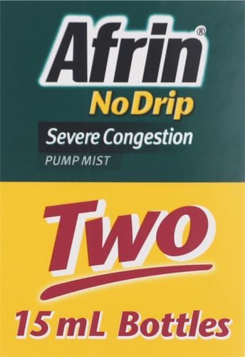 Afrin No Drip Severe Congestion Maximum 12 Hour 2 x 0.5 Fl 1