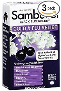 Sambucol Black Elderberry Cold & Flu 30 ct 3