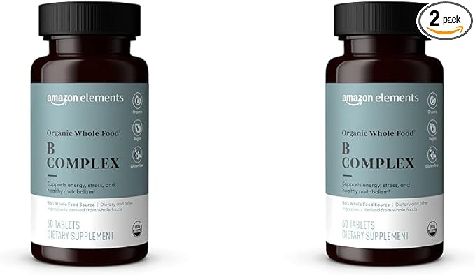 Amazon Elements Organic Whole Food B 60 Tablets 2)