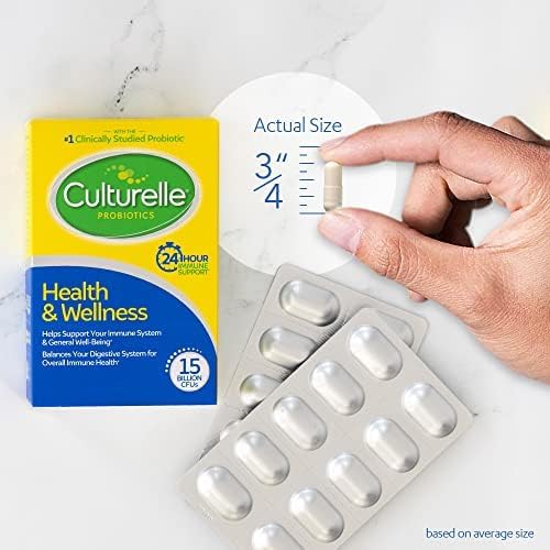 Culturelle Health & Wellness Daily Probiotic 15 Billion 50 Count