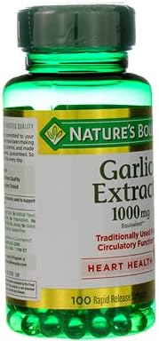 Nature's Bounty Garlic Extract 1000 mg 100 ea 2)