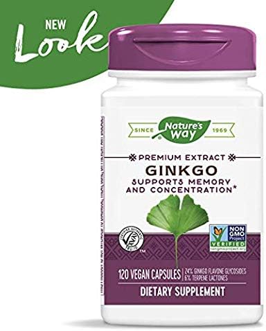Nature's Way Premium Extract Ginkgo Memory 120 Capsules