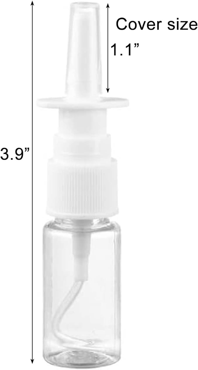 Medsuo 3pcs Nasal Spray Bottle Mist 10ml