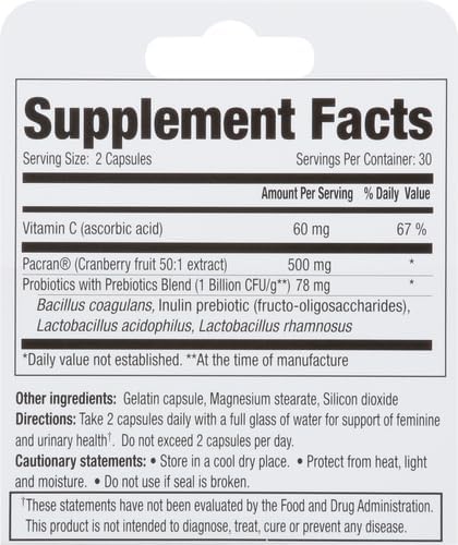 vH essentials Probiotics with Prebiotics and 60 Capsules