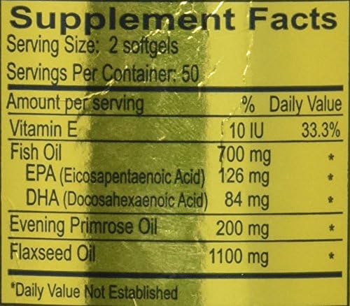 Golden Alaska Deep Sea Omega-3-6-9 Fish 1000mg 300 300 Softgels