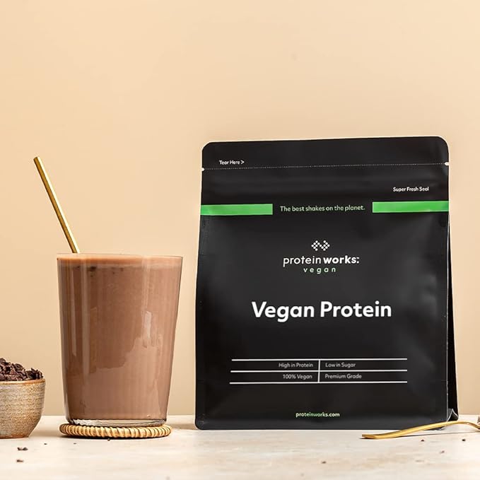 Vegan Protein Powder 100% Plant-Based 25g Protein 2.20 Pounds