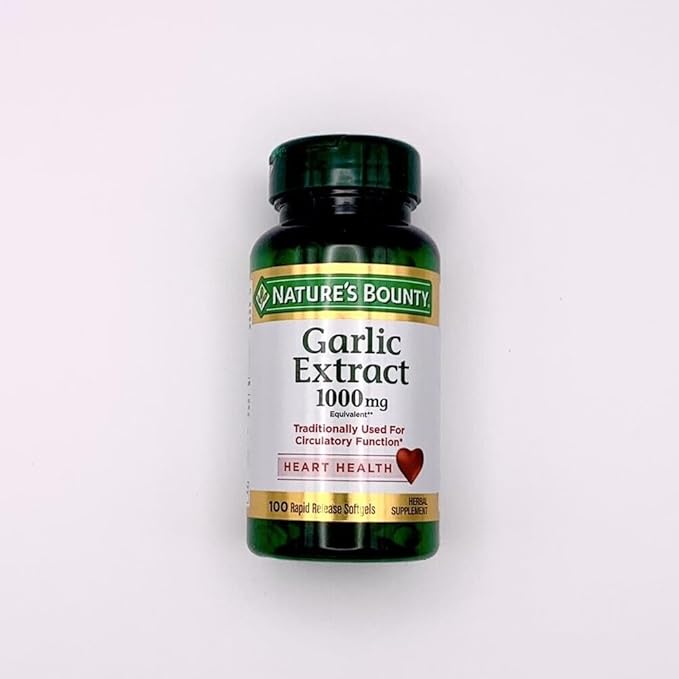 Nature's Bounty Garlic Extract 1000 mg, Support100 Rapid