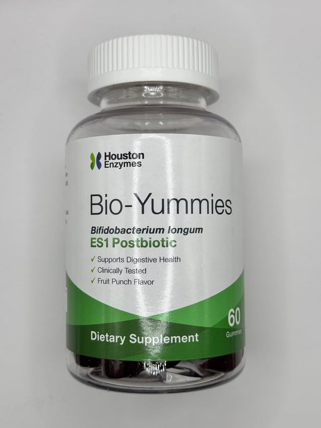BioYummies - Chewable Gummies with ES1 Postbiotic for Digestion - Fruit Punch Flavored Gummy Chews, Digestive Supplement for Women and Men (60 Gummies)