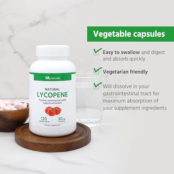 Natural Lycopene 30 mg 120 Vegetable