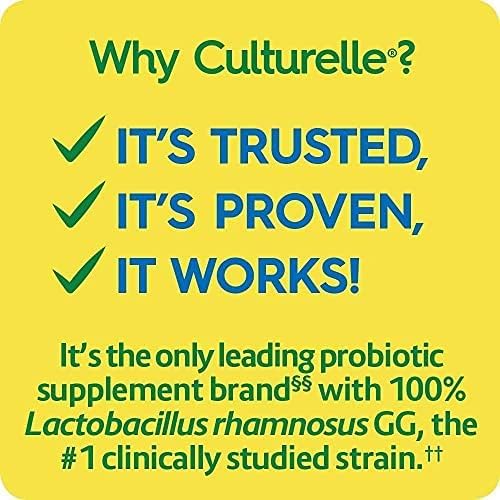Culturelle Health & Wellness Daily Probiotic 15 Billion 50 Count