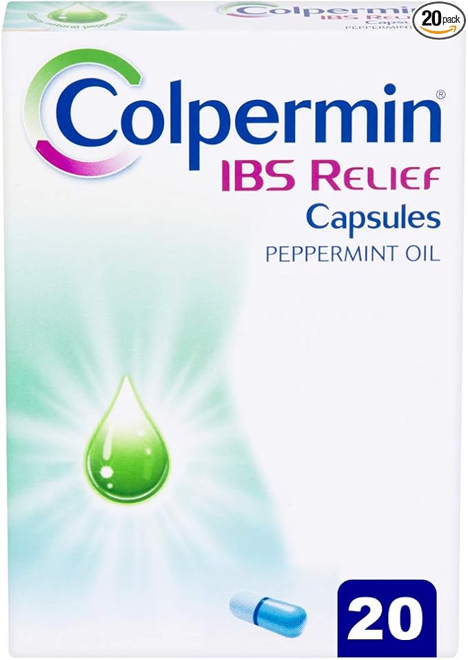 Peppermint Oil Capsules 20 Capsules