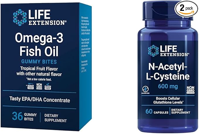 Life Extension Omega-3 Fish Oil Gummy