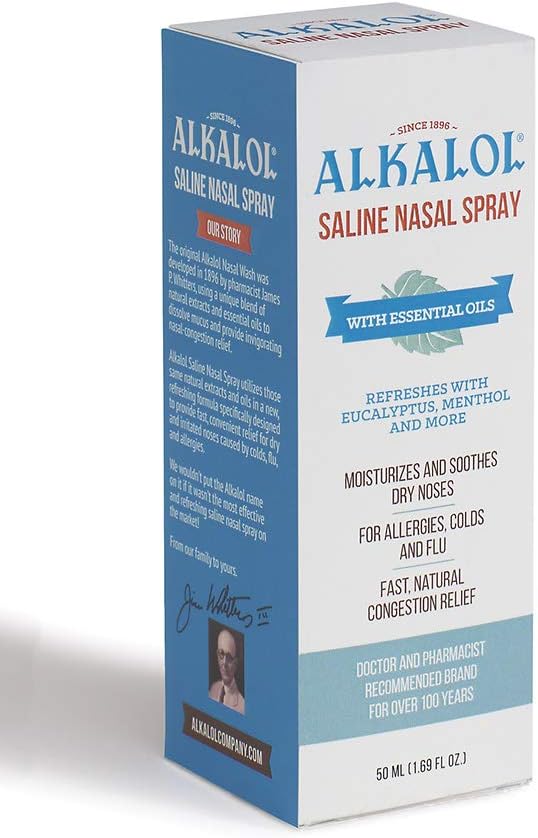 Alkalol Solution Saline Nasal Spray, 1.69