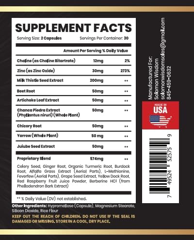 Liver Cleanse Detox & Repair Formula 60 Liver