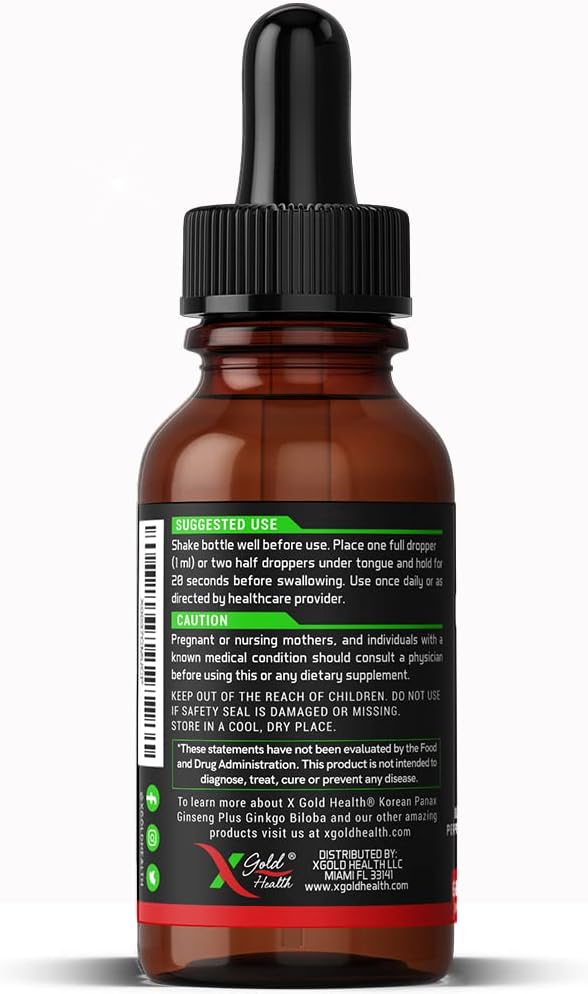 Korean Red Panax Ginseng 2000mg + 2 fl