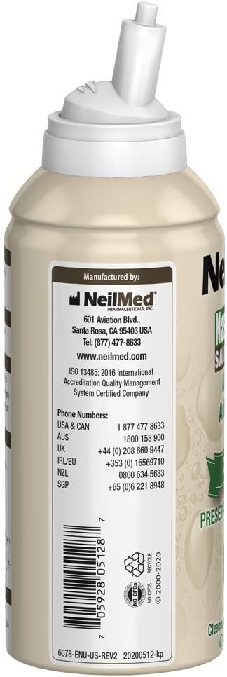 NeilMed Nasamist Saline Spray with Xylitol, 4.4 Ounce 1)