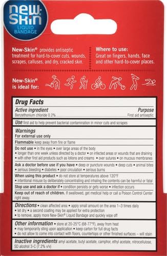 NEW-SKIN Liquid Bandage, Waterproof for Scrapes 1 Ounce 2)