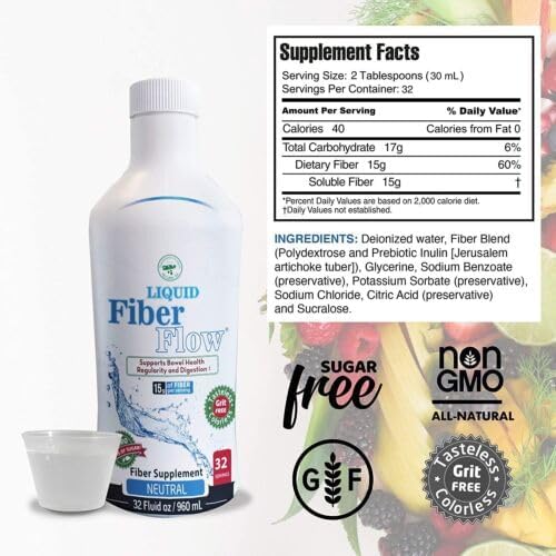 Liquid Fiber Flow Sugar-Free Prebiotic Inulin