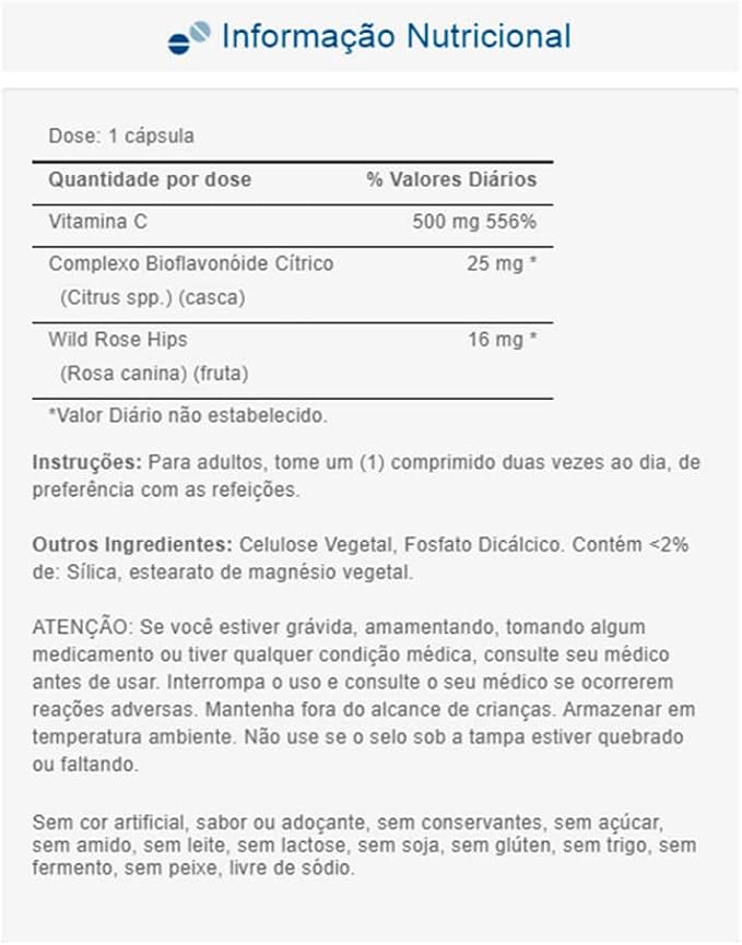 Puritan's Pride Vitamin C-500 mg 100 Caplets
